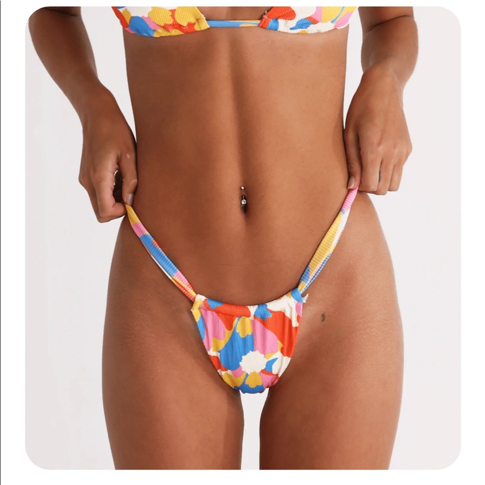 Aurelle Swim Monaco T Strap Bottoms